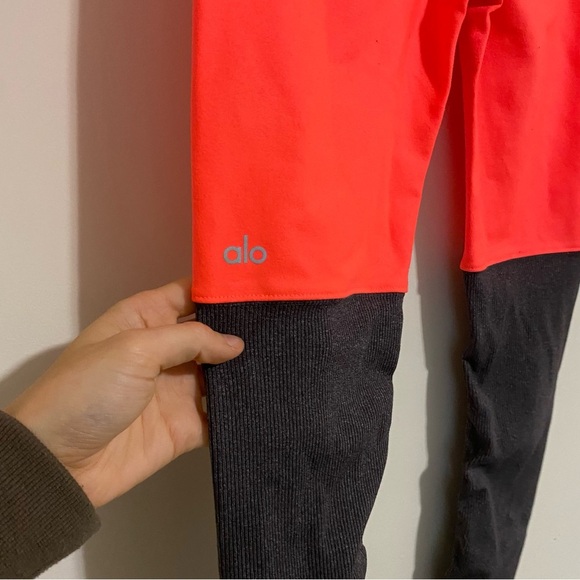 Alo Yoga Goddess Leggings Hot Pink and Gray size Small - Picture 10 of 10